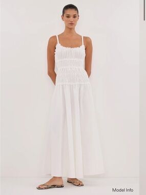 dissh black and white maxi dress Striped Long Dress